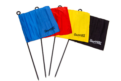 Competition corner flags by Oakley Woods Croquet