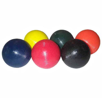 Oxford croquet balls - set of 6