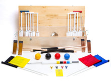 Load image into Gallery viewer, Tournament 4 Player croquet set by Oakley Woods Croquet
